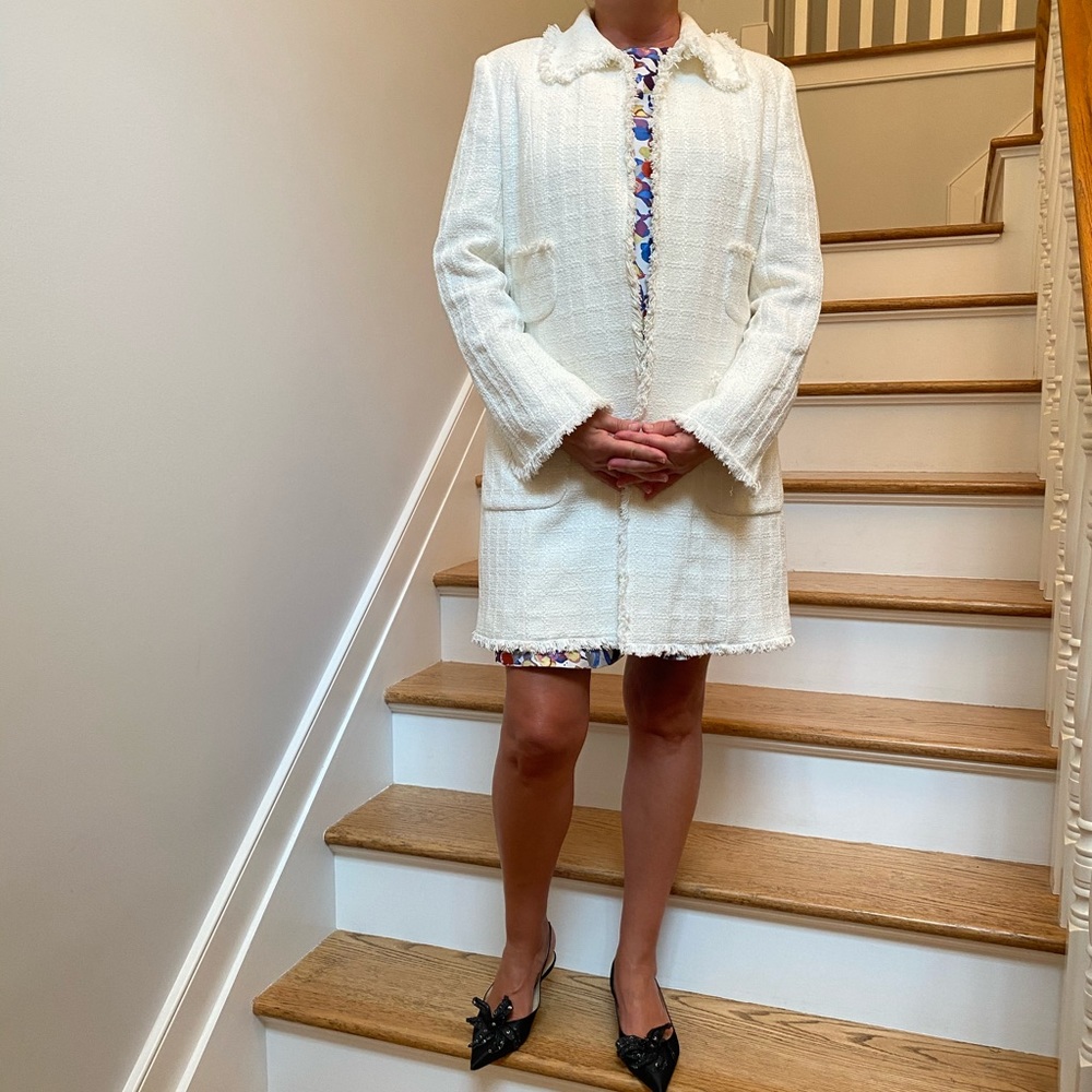 DANA BUCHMAN OPEN FRONT COAT